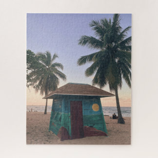 Puerto Rico Beach San Juan Island Sunset Photo Jigsaw Puzzle