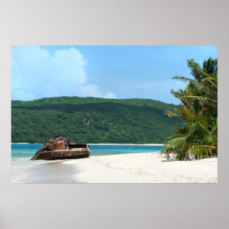 Puerto Rico Beach Tank Poster