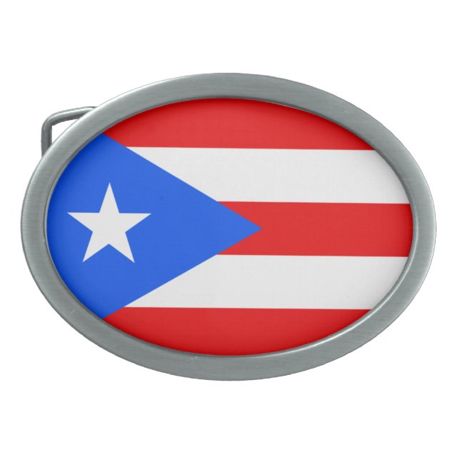 Puerto Rico Belt Buckle (Front)