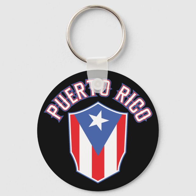 Puerto Rico Big and Bold Keychain (Front)