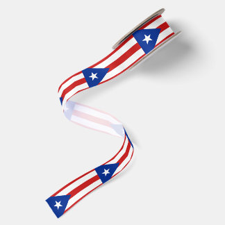 Puerto Rico Birthday Party Decor Satin Ribbon