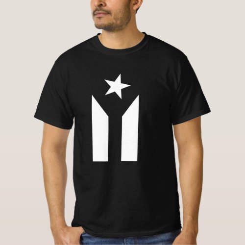 PUERTO RICO BLACK FLAG T_Shirt