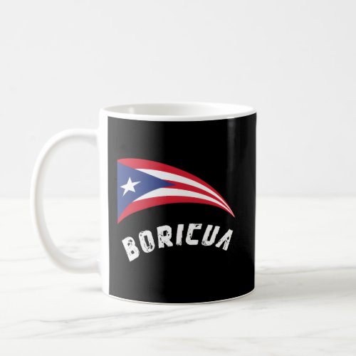 Puerto Rico Boricua Flag Pride Puerto Rican Coffee Mug
