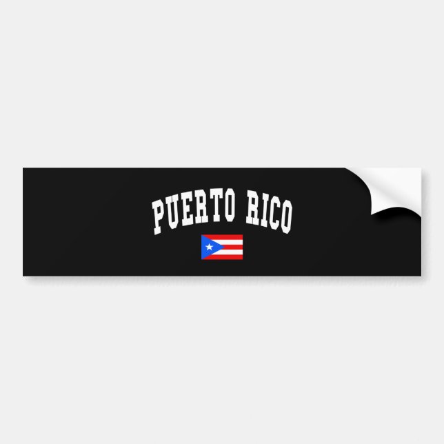 PUERTO RICO BUMPER STICKER (Front)