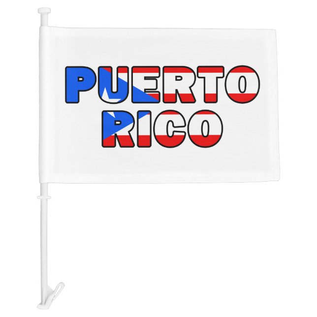 Puerto Rico Car Flag (Front)