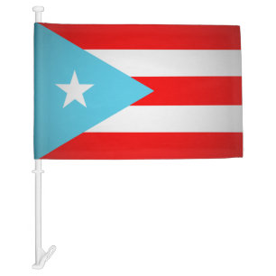 Puerto Rico Car Flag