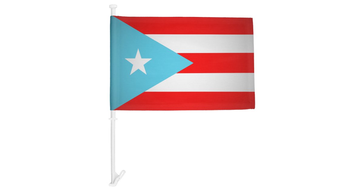 Puerto Rico Car Flag | Zazzle