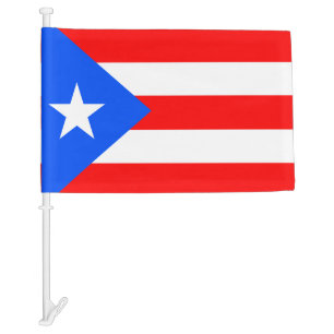 Puerto Rico Car Flag