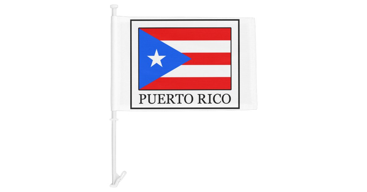 Puerto Rico Car Flag | Zazzle