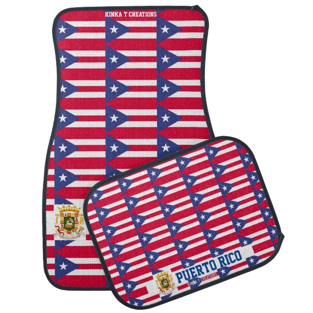 Puerto Rico Car Floor Mat (Set)