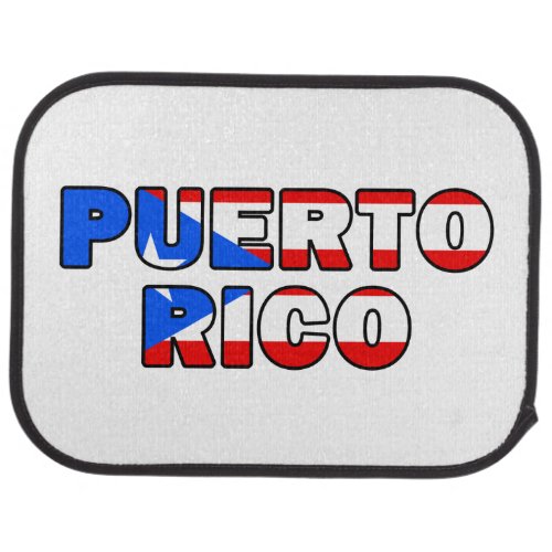 Puerto Rico Car Floor Mat