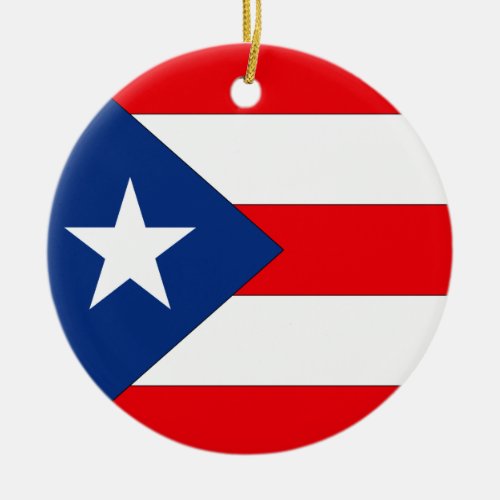 Puerto Rico Ceramic Ornament