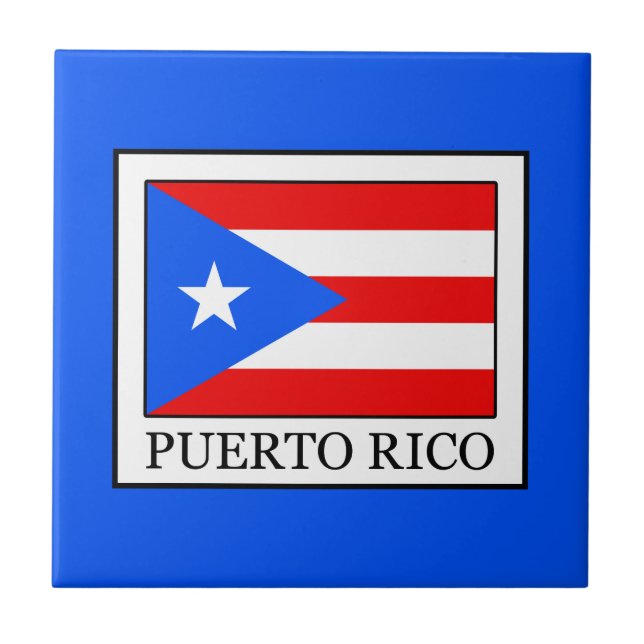 Puerto Rico Ceramic Tile (Front)