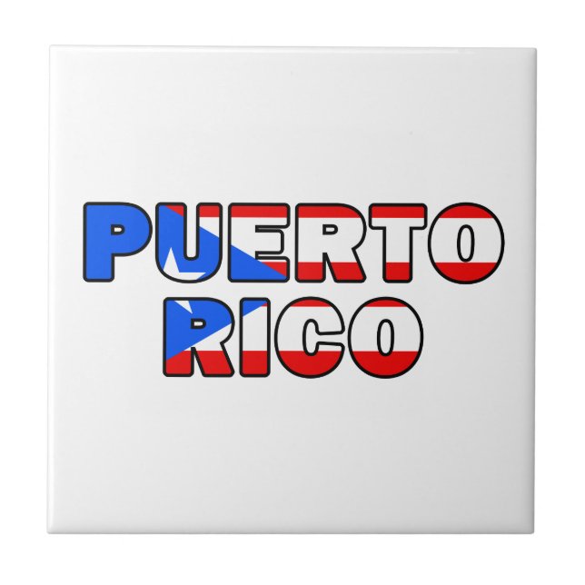 Puerto Rico Ceramic Tile (Front)
