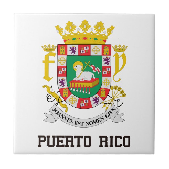 Puerto Rico Ceramic Tile (Front)