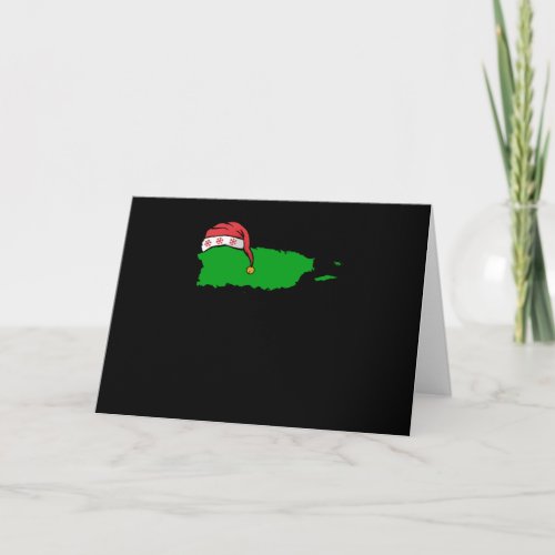 Puerto Rico Christmas Cute Christmas Gift Green Card