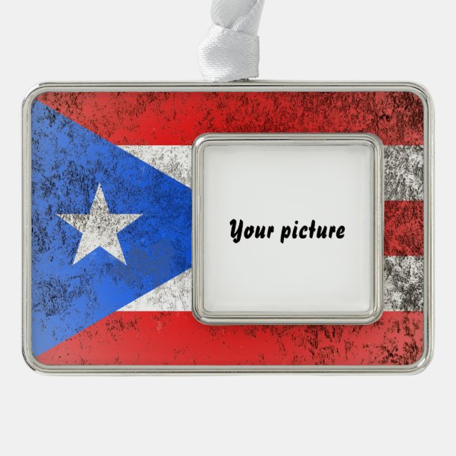 Puerto Rico Christmas Ornament (Front)