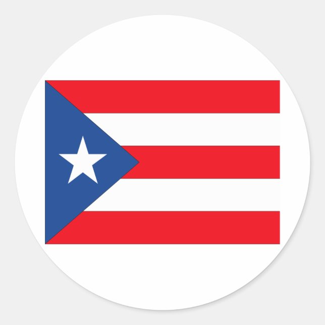 Puerto Rico Classic Round Sticker (Front)