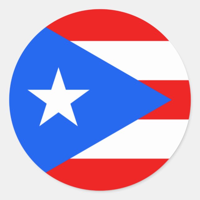 puerto rico classic round sticker (Front)