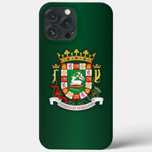 Puerto Rico COA iPhone 13 Pro Max Case