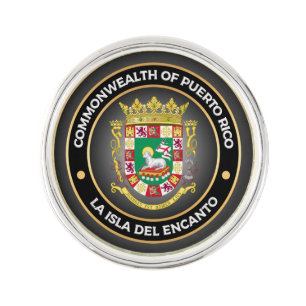 Puerto Rico Coat of Arms Lapel Pin