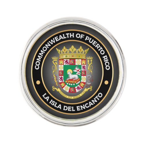 Puerto Rico Coat of Arms Lapel Pin