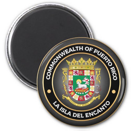 Puerto Rico Coat of Arms Magnet
