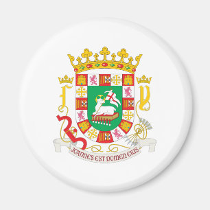 Puerto Rico Coat Of Arms Magnet