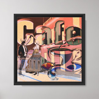 Puerto Rico Coffee Shop Canvas Art