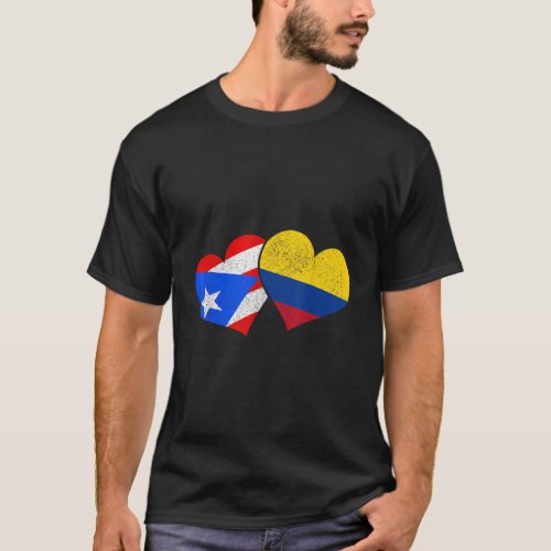 Puerto Rico  Colombia Pride Heritage Puerto Rican  T_Shirt