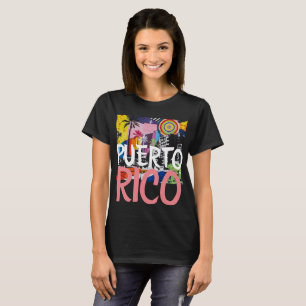 Puerto Rico Cool Graffiti Mural Shirt, Women's T-Shirt