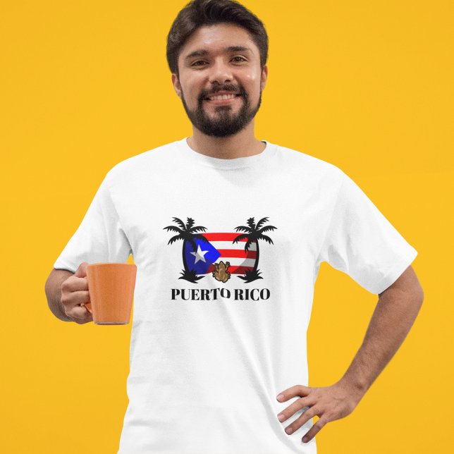 Puerto Rico Coqui Frog National Pride T-Shirt (Puerto Rico Coqui Frog National Pride T-Shirt)