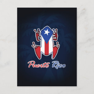 Puerto Rico Coqui Frog Postcard