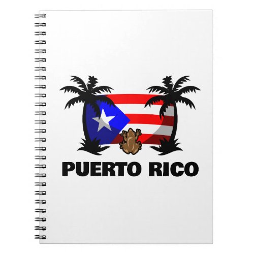 Puerto Rico Coqui Frog Travel Notebook