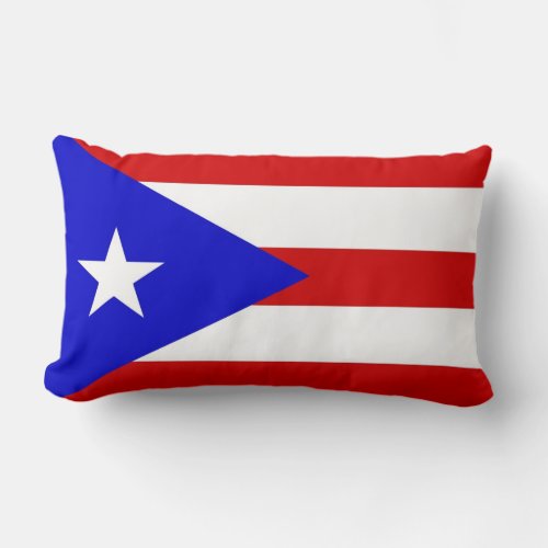 puerto rico country flag pillow