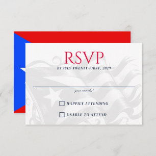 Puerto Rico Couple RSVP Card