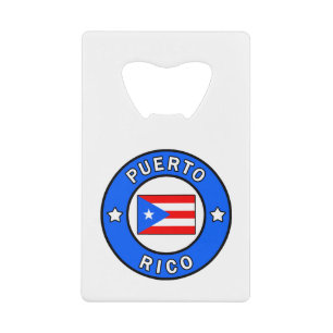 Puerto Rico Credit Card Bottle Opener