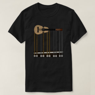 Puerto Rico Cuatro Guitar T-Shirt