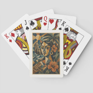 Puerto Rico Cubist Heritage Playing Poker Cards