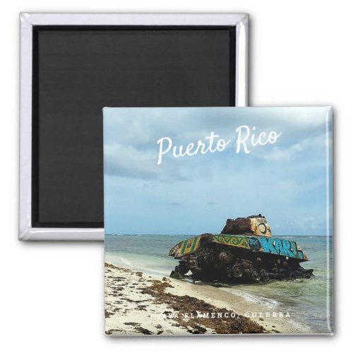 Puerto Rico Culebra Playa Flamenco Magnet