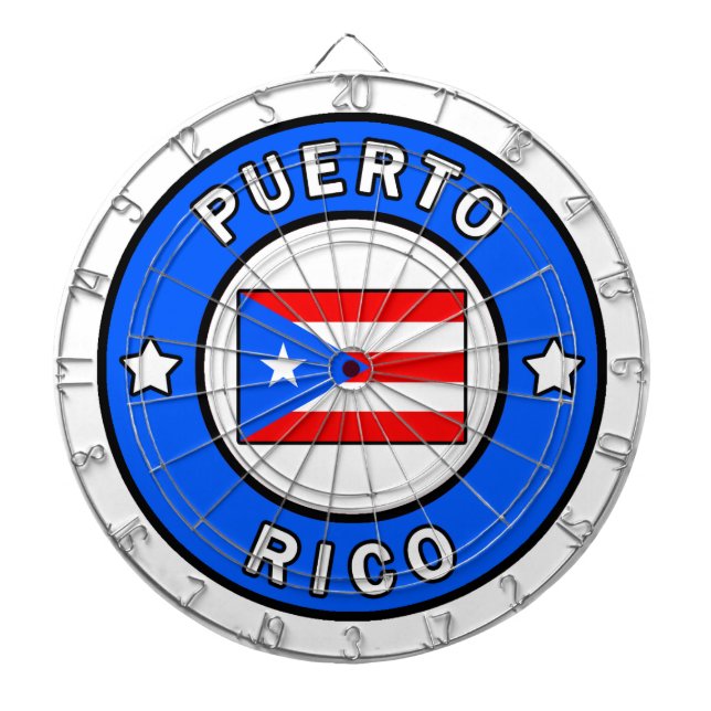 Puerto Rico Dart Board (Front)