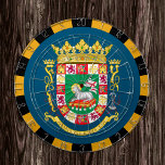 Puerto Rico Dartboard & Flag darts / game board<br><div class="desc">Dartboard: Puerto Rico & Coat of Arms,  Puerto Rican flag darts,  family fun games - love my country,  summer games,  holiday,  fathers day,  birthday party,  college students / sports fans</div>