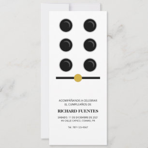 Puerto Rico Domino Party Invitation   Boricua Game