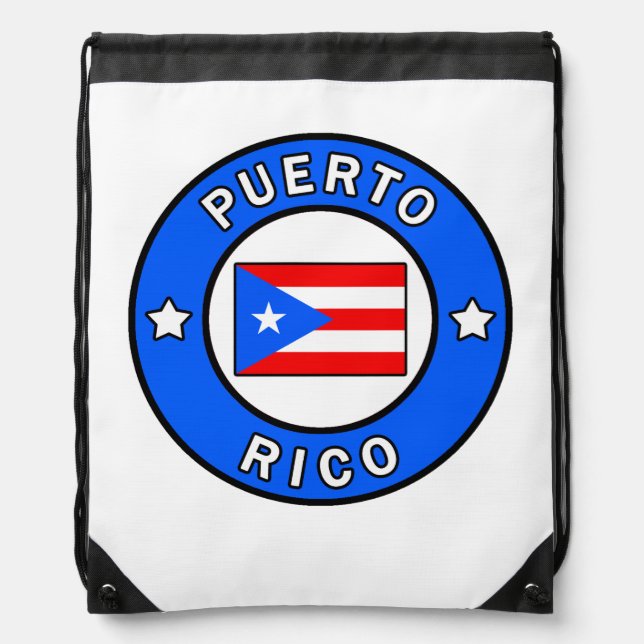 Puerto Rico Drawstring Bag (Front)