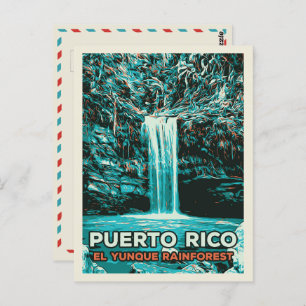 Puerto Rico, El Yunque National Park Postcard