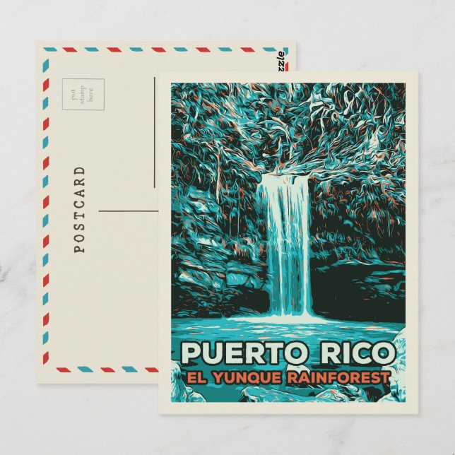 Puerto Rico, El Yunque National Park Postcard (Front/Back)