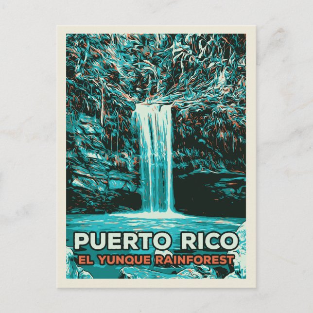 Puerto Rico, El Yunque National Park Postcard (Front)