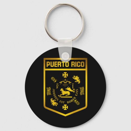 Puerto Rico Emblem Keychain