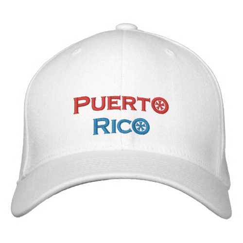 Puerto Rico Embroidered Baseball Hat