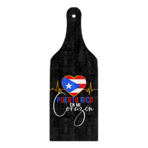 Puerto Rico en mi Corazon Puerto Rican Pride  Cutting Board